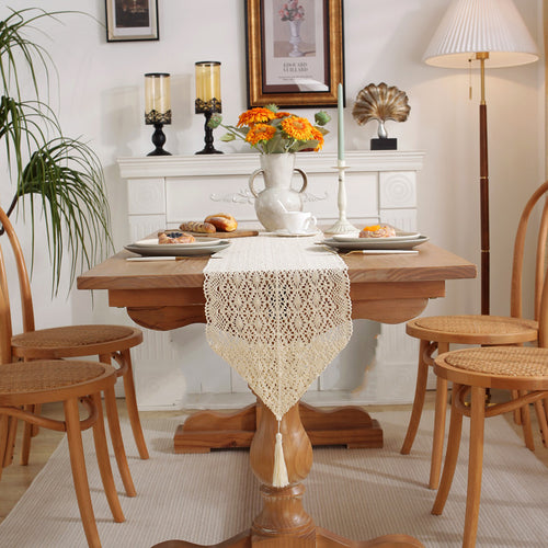 Elegant Crochet Table Runner