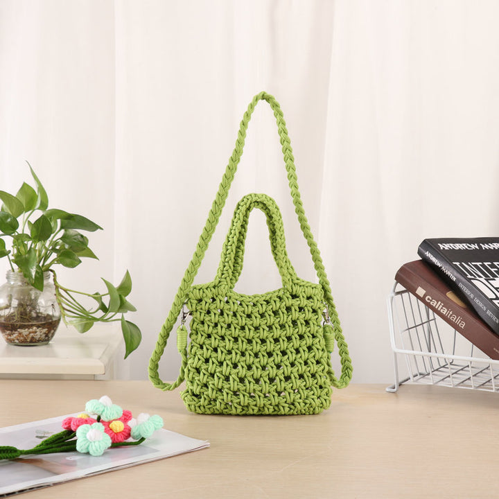 Handcrafted Macrame Shoulder Bag Bowlift