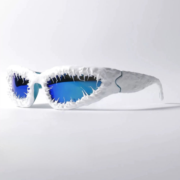 Women's creative design sunglasses with unique structured frame Bowlift