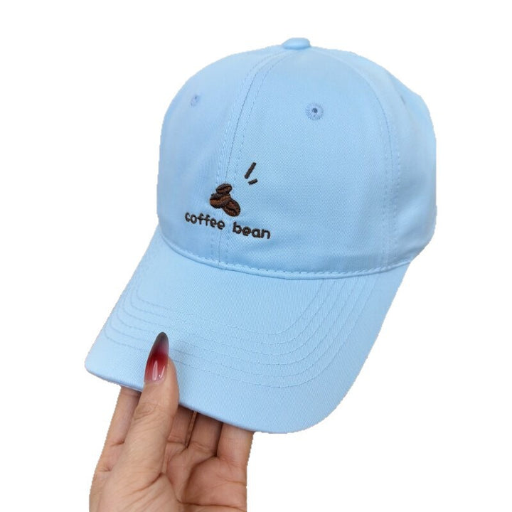 Women's Embroidered Coffee Bean Baseball Cap Bowlift