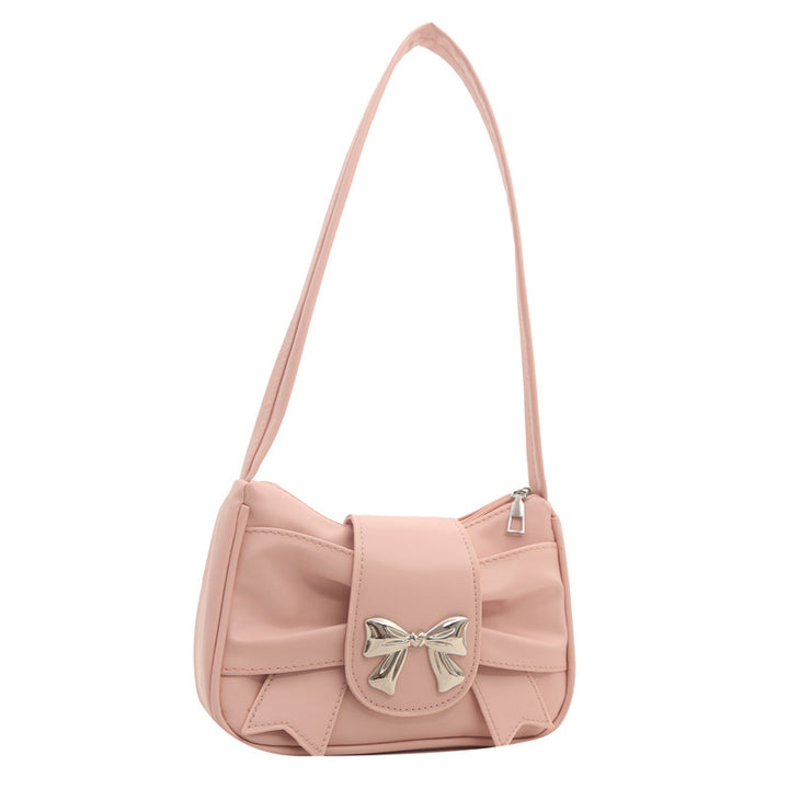 Elegant Bow Accent Shoulder Bag Bowlift