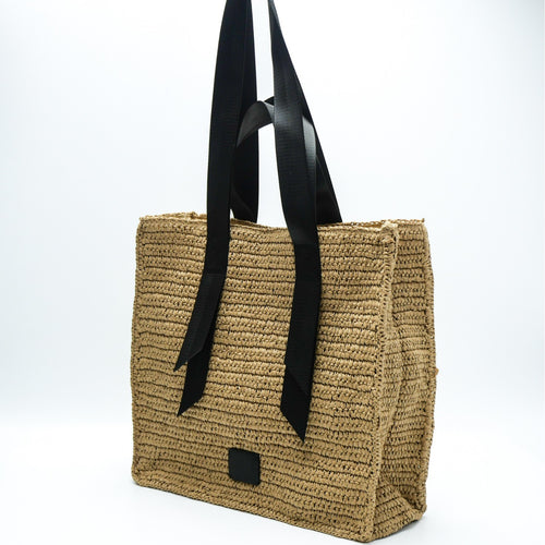 Generous straw tote bag Bowlift