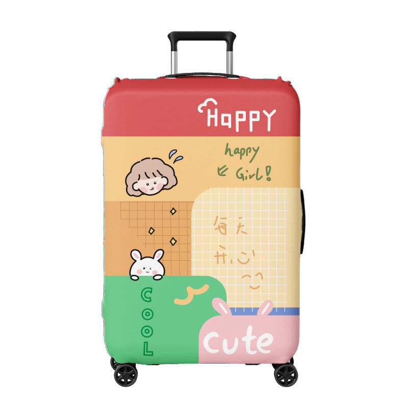 Unisex hard-shell travel suitcase with creative ice cream design Bowlift