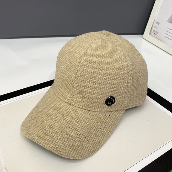 Women's Textured Cotton Baseball Cap Bowlift