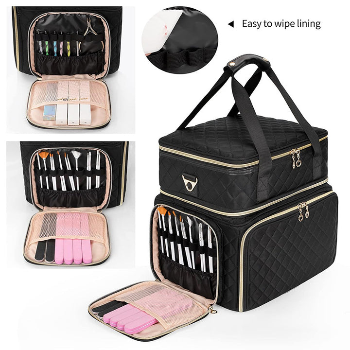 Elegant and Multifunctional Cosmetic Tote Bag Bowlift