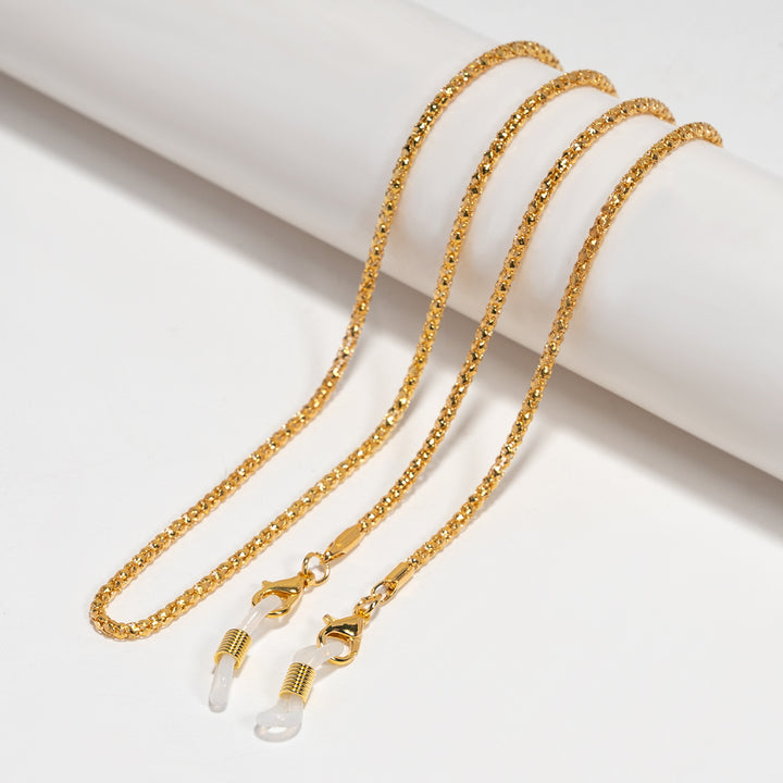 Elegant Silver-Plated Eyewear Chain Bowlift