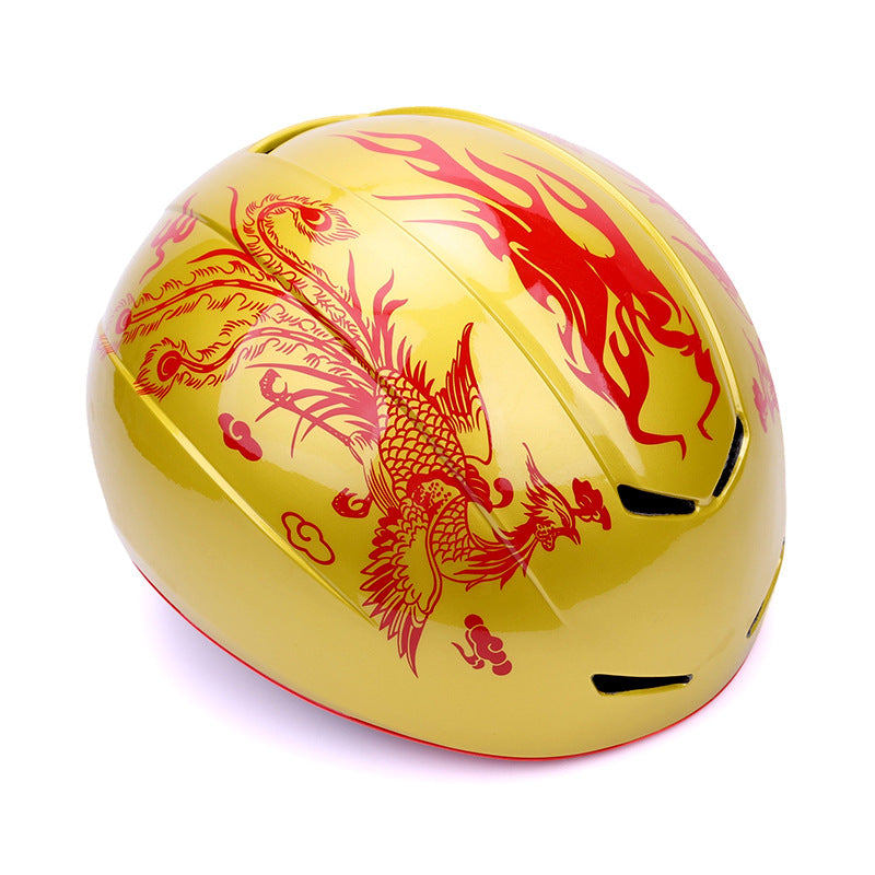 Dragon-Design Bicycle Helmet Bowlift