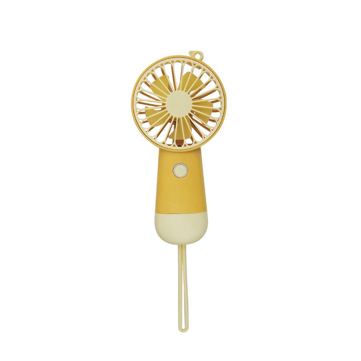 Women's portable handheld fan with ergonomic design and USB charging function Bowlift