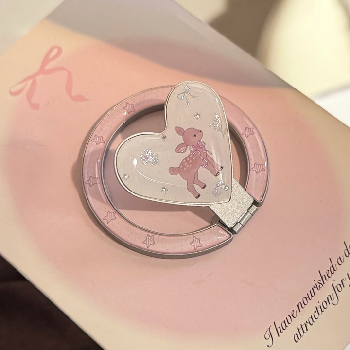 Hand mirror in heart-shaped design Bowlift