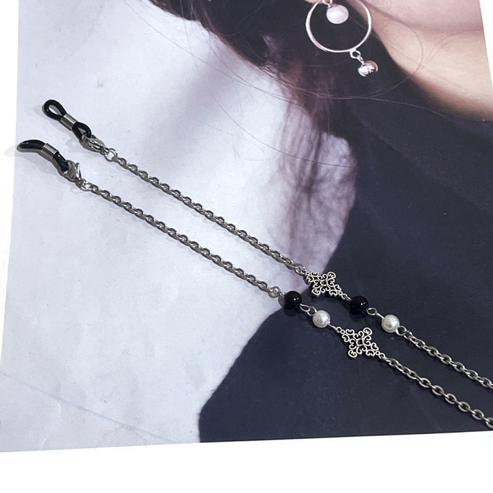 Decorative Metal Chain Eyewear Holder Bowlift
