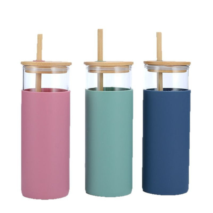 Ladies stylish drinking cup with bamboo lid Bowlift