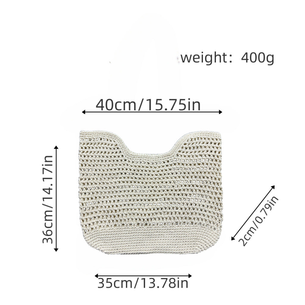 Net bag with durable leather handles Bowlift