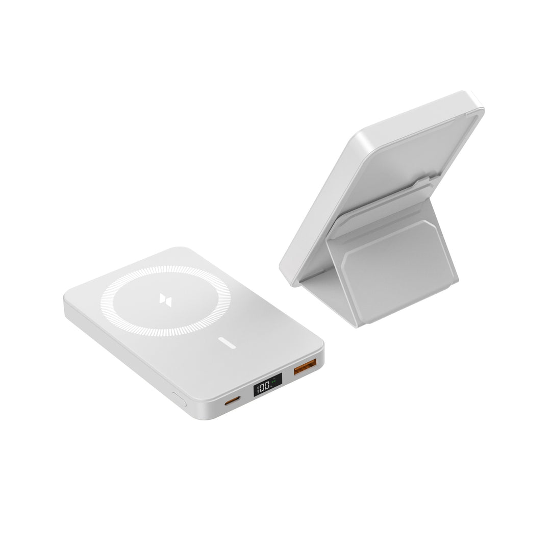 Magnetic Wireless Powerbank with Integrated Stand Function Bowlift