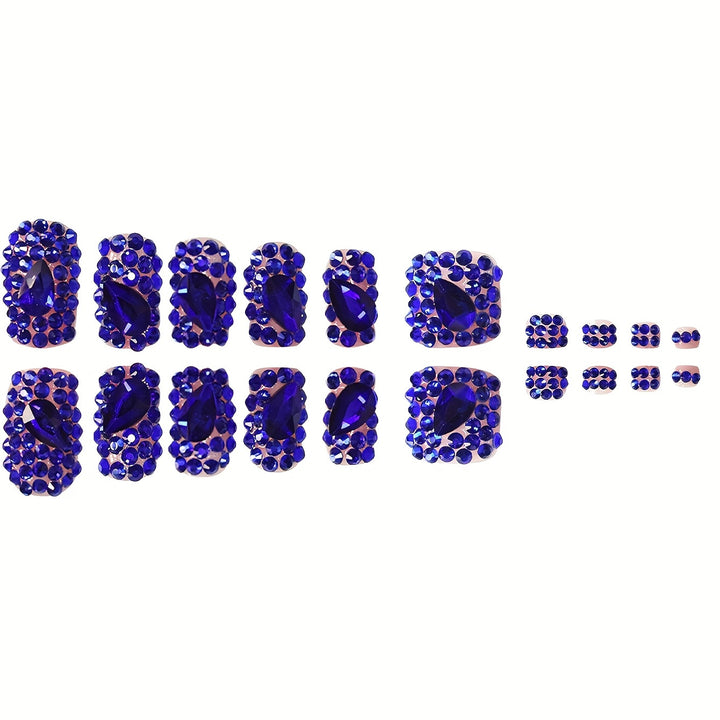 Glamorous Rhinestone Nail Art Bowlift
