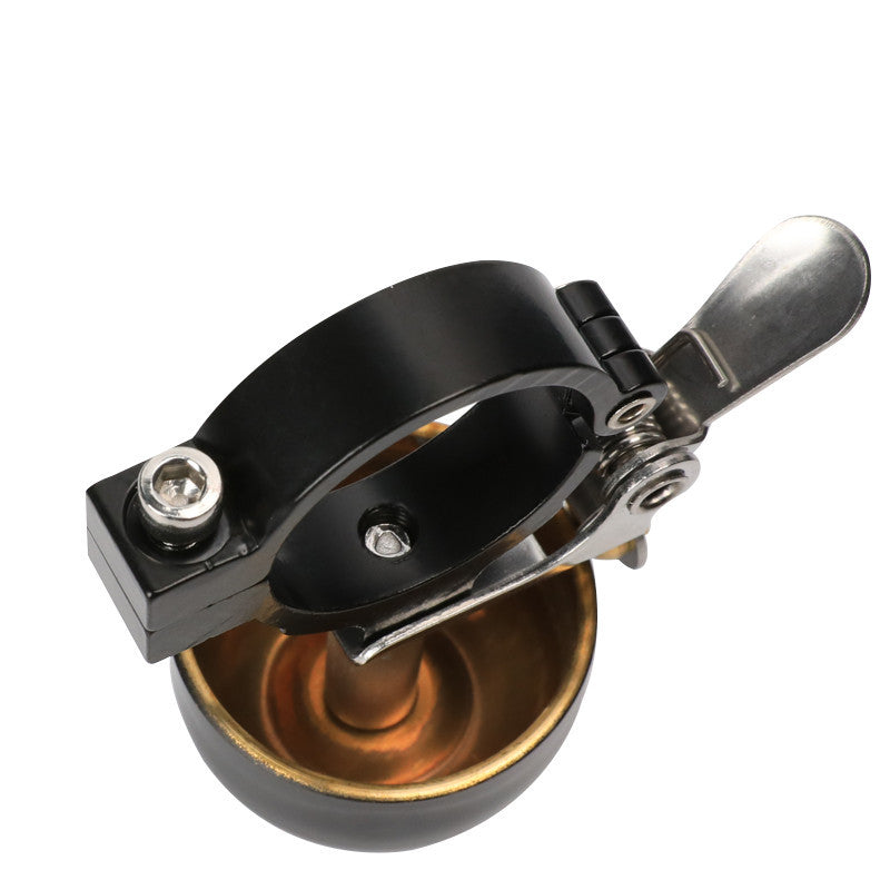 precision engineered bicycle handlebar bell with universal adjustable clamp Bowlift