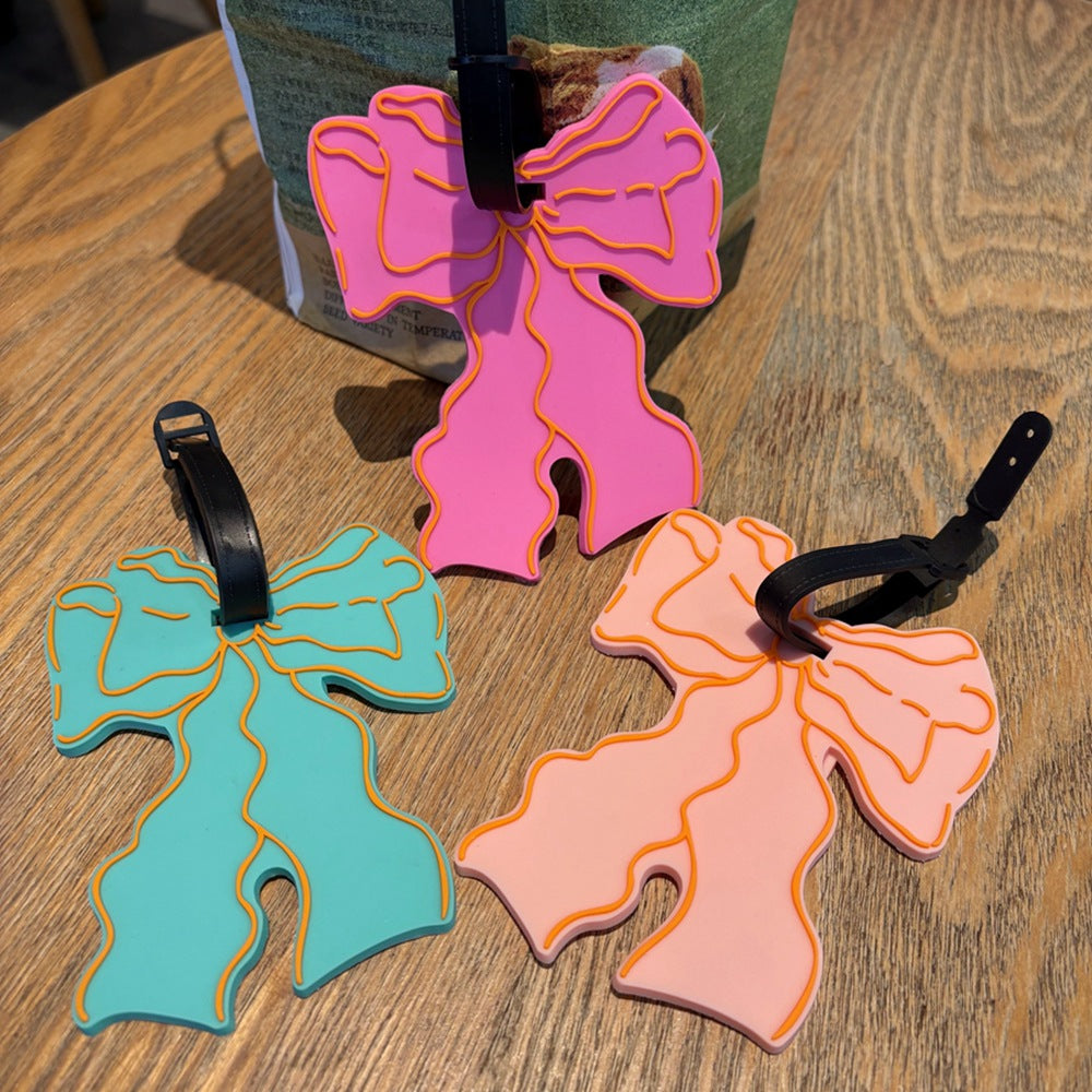 Silicone Bow-Shaped Luggage Tag Bowlift