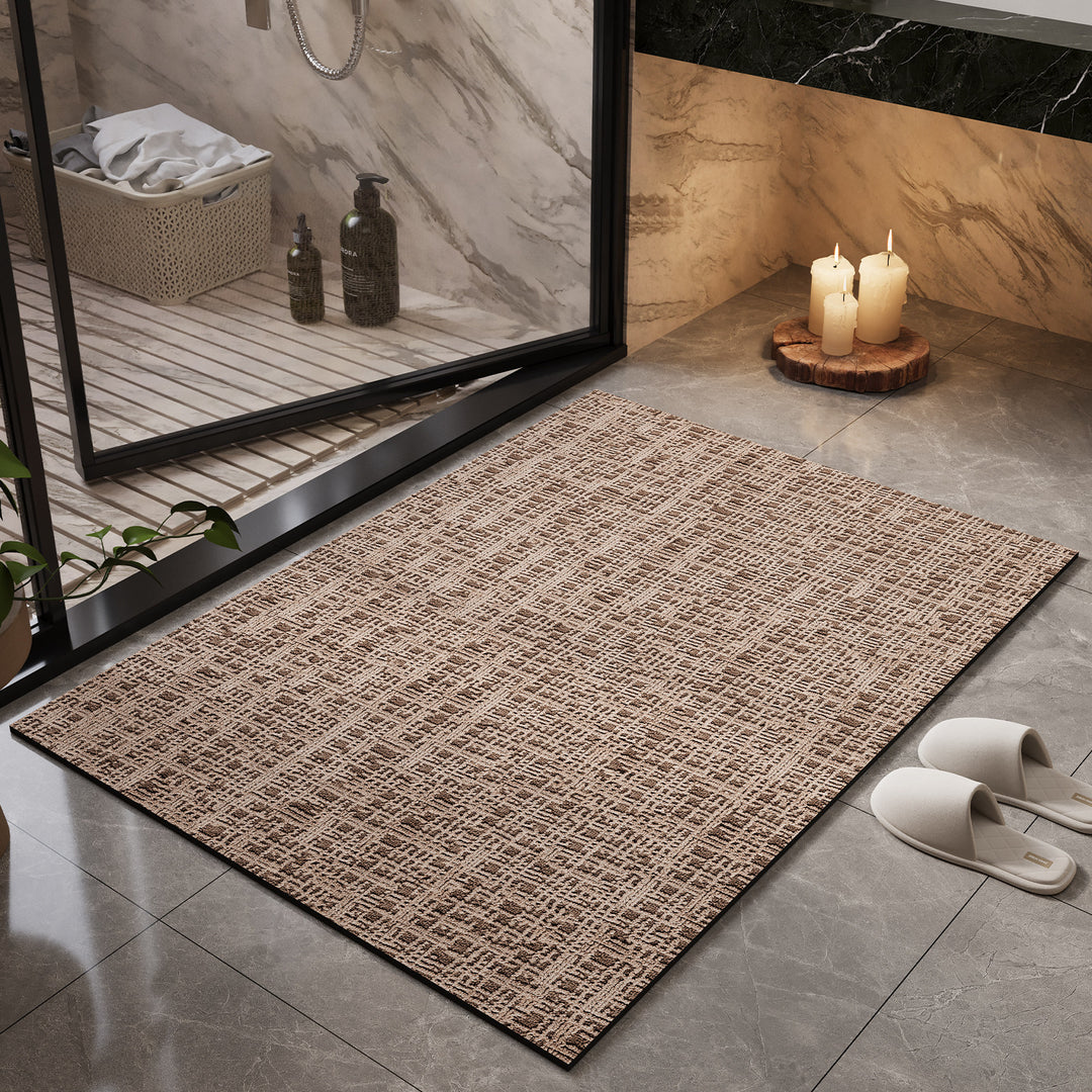 Natural Fiber Bath Mat Bowlift