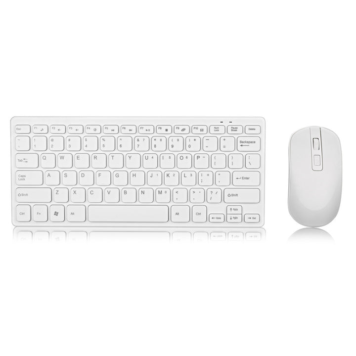 Compact Wireless Keyboard and Mouse Combination Bowlift
