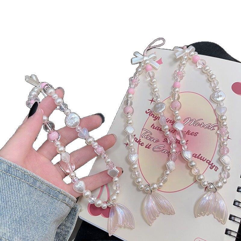 Beach-Inspired Gemstone Phone Charm Bowlift