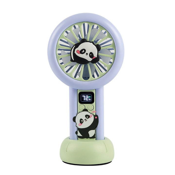 Unisex Portable Mini Fan with LED Display Bowlift