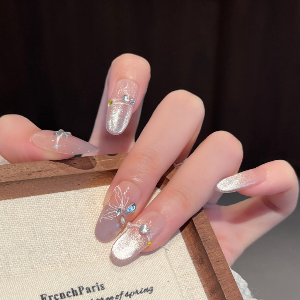 Decorative 3D Embellished Nail Extensions Bowlift
