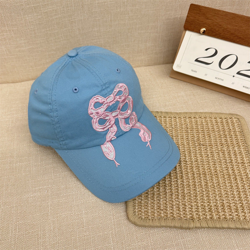 Women's Embroidered Graphic Baseball Cap Bowlift