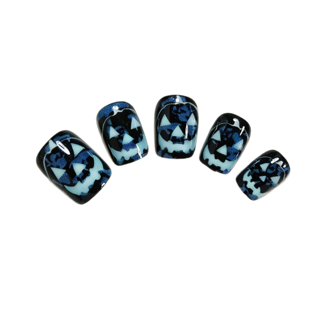 Halloween Glow-in-the-Dark Press-On Nail Art Bowlift
