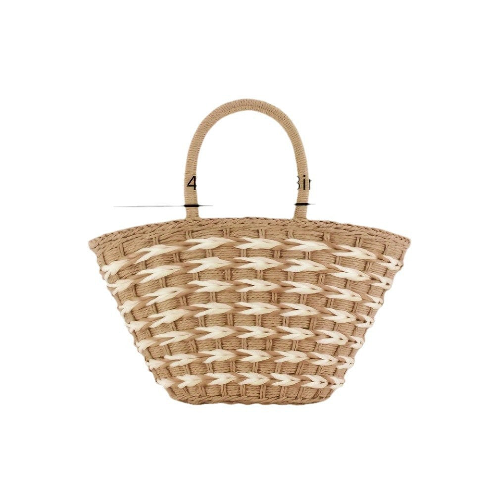 Basket bag with modern handles Bowlift