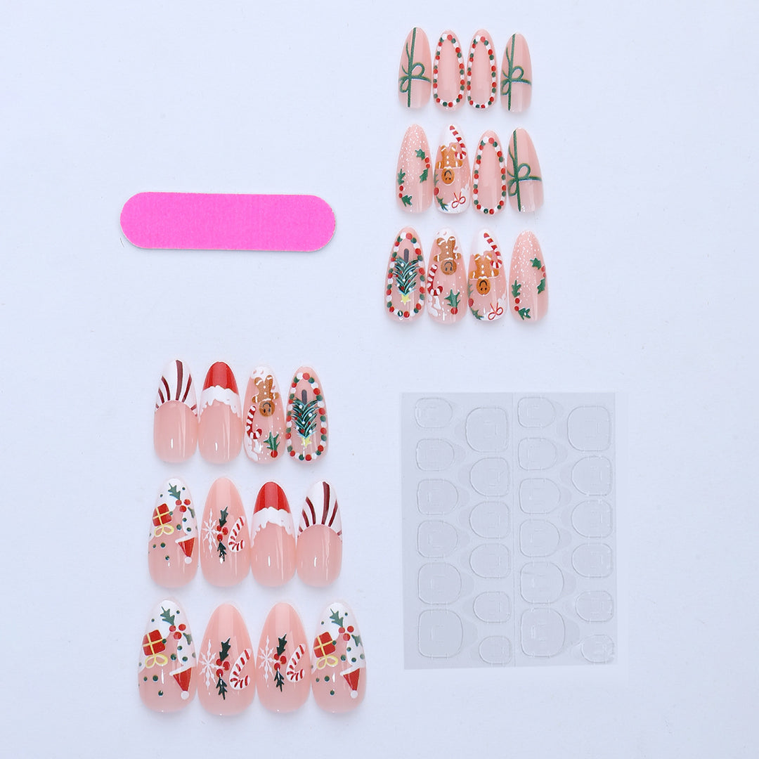 Festive Artificial Nail Creations Bowlift