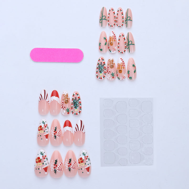Festive Artificial Nail Creations Bowlift
