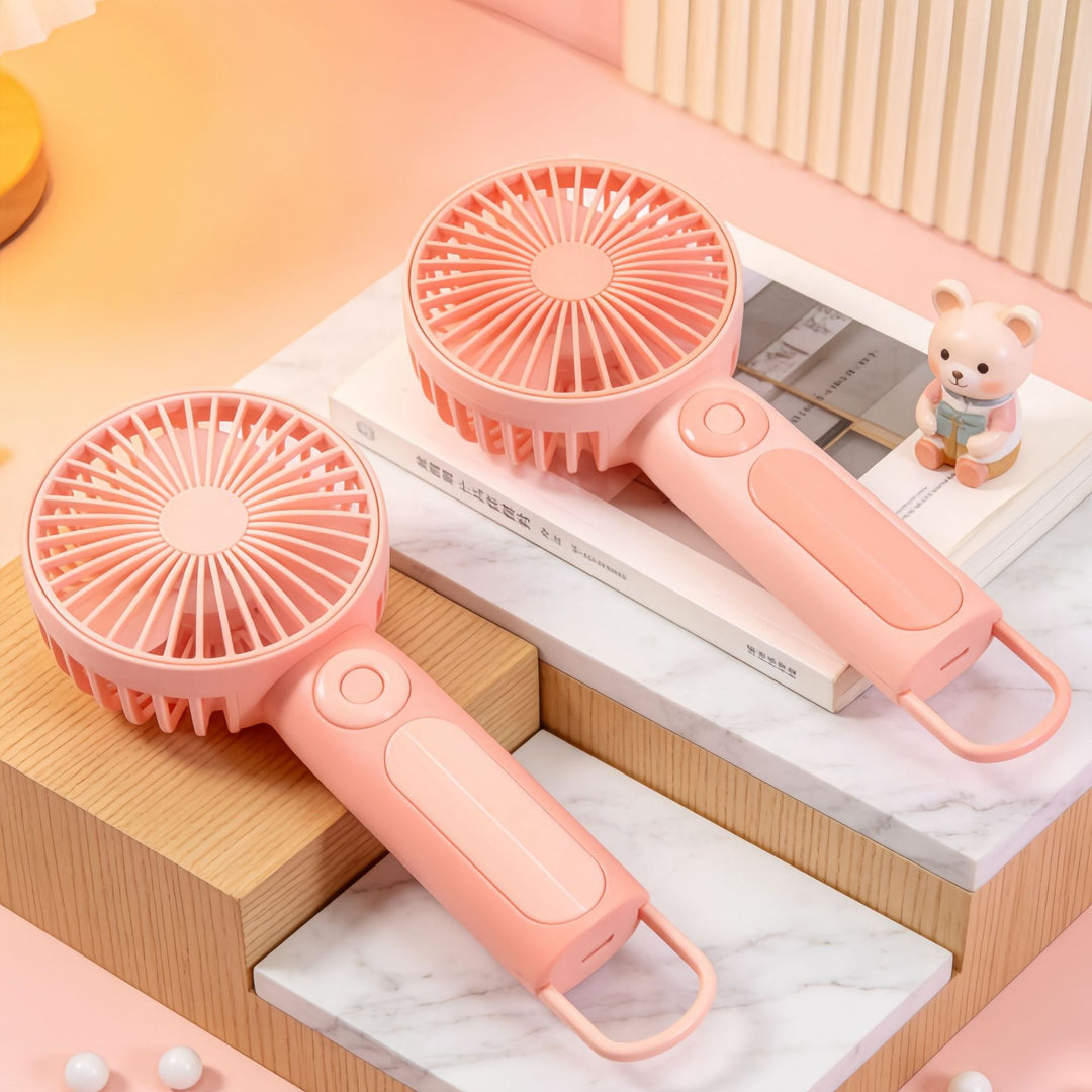 Portable USB Mini Hand Fan with Variable Speed Control Bowlift
