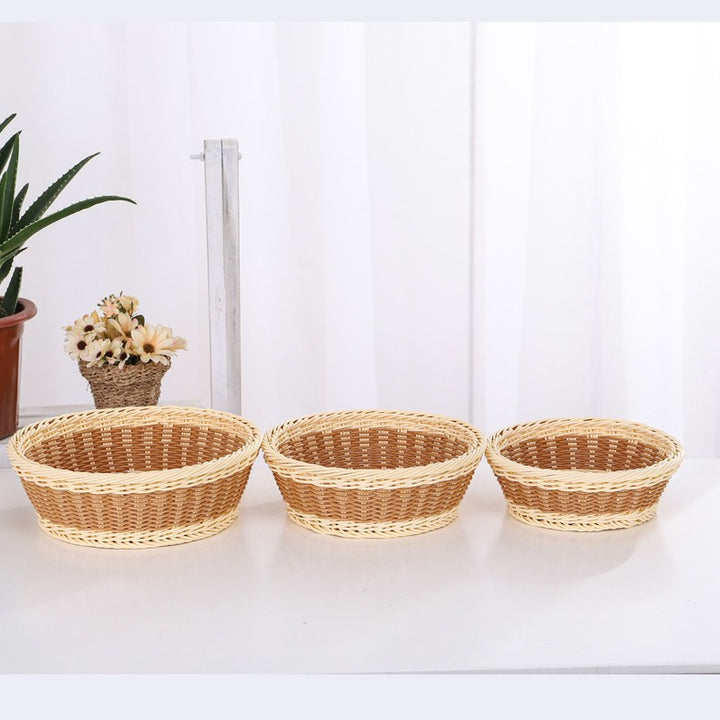 Unisex storage baskets made of woven material Bowlift