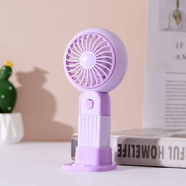Women's Portable Hand Fan with USB Charging Function and Ergonomic Design Bowlift
