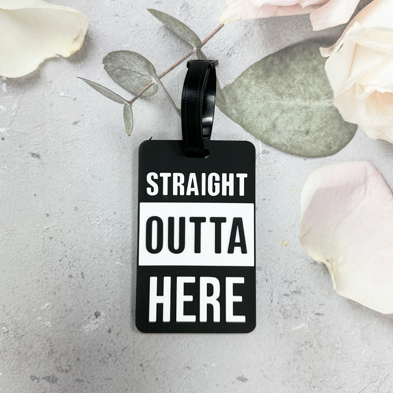 Adventure-Themed Luggage Tag Bowlift
