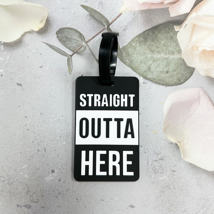 Adventure-Themed Luggage Tag Bowlift