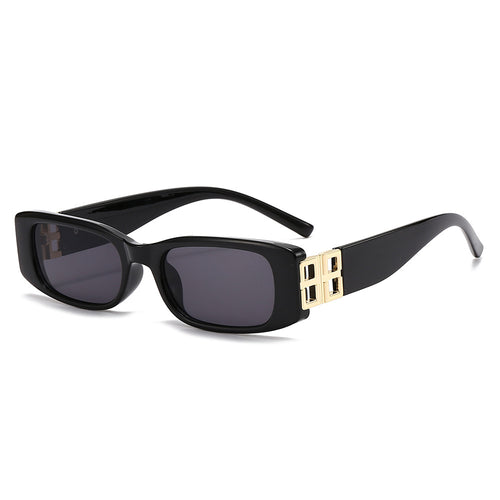 Ladies' fashionable sunglasses with luxurious gold-colored accent Bowlift