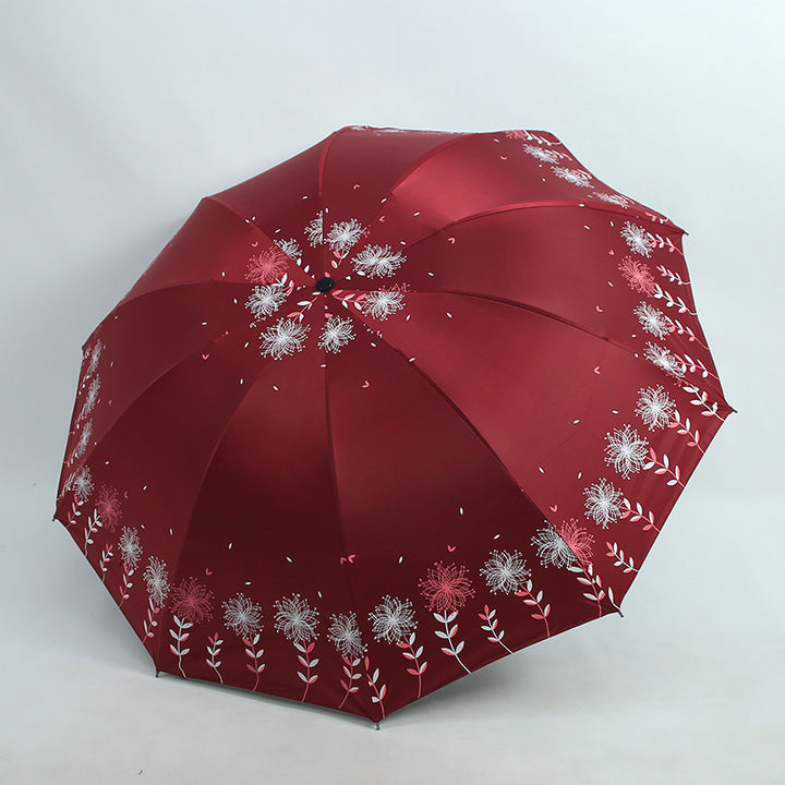 Women's umbrella with floral design Bowlift