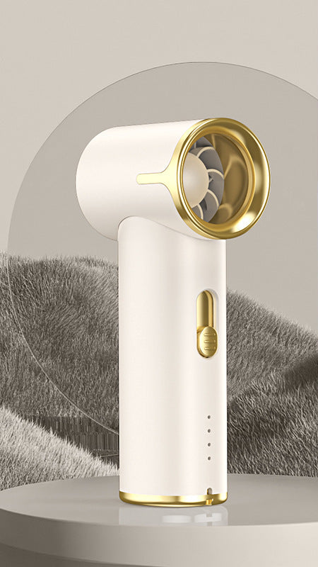 Women's Portable Hand Fan with Stepless Speed Control Bowlift