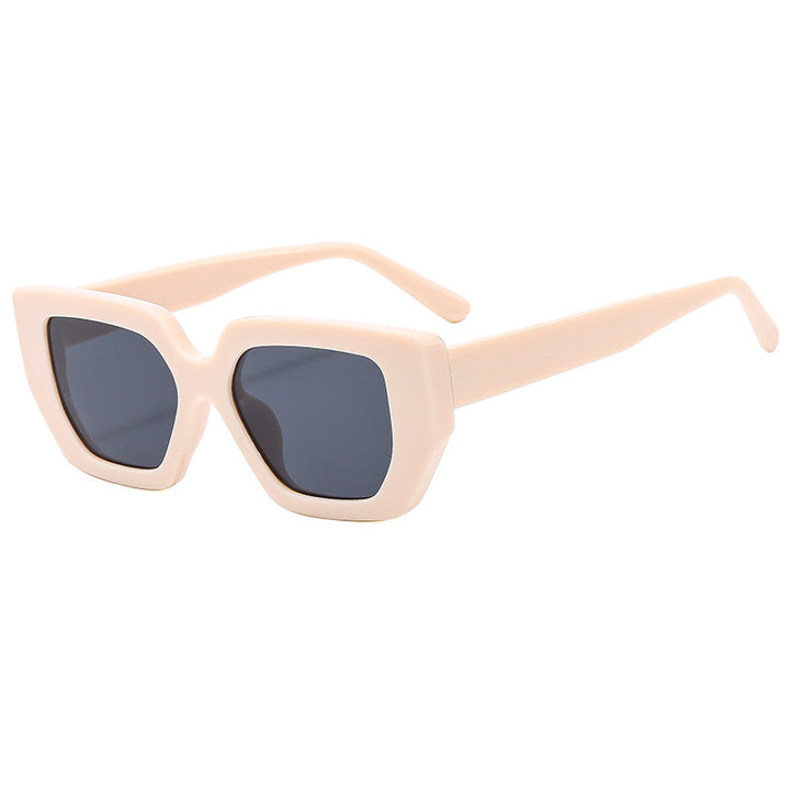 Women modern geometric sunglasses with striking frame Bowlift