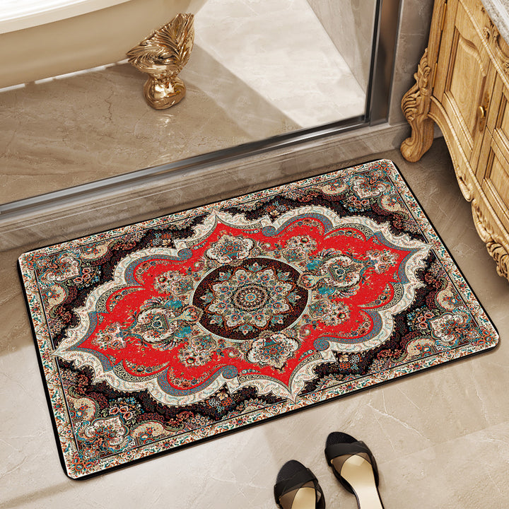 Luxurious Vintage-Inspired Bath Mat Bowlift