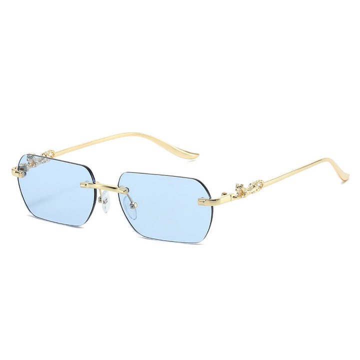 Ladies elegant half-rim glasses with decorative details Bowlift