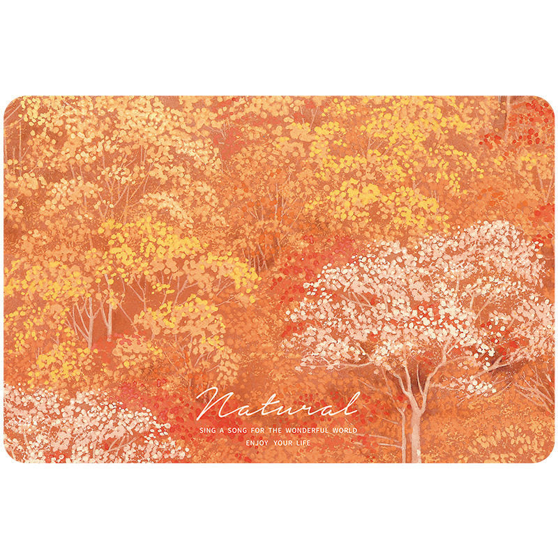 Artistic Illustration Desk Mat