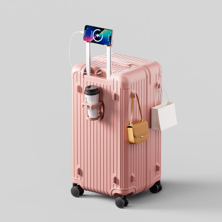 Smart Hard-Shell Travel Trolley Suitcase