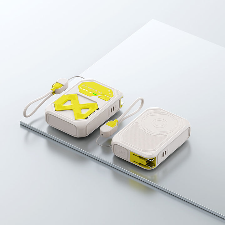 Multifunctional power bank with integrated charging technology and smart design Bowlift