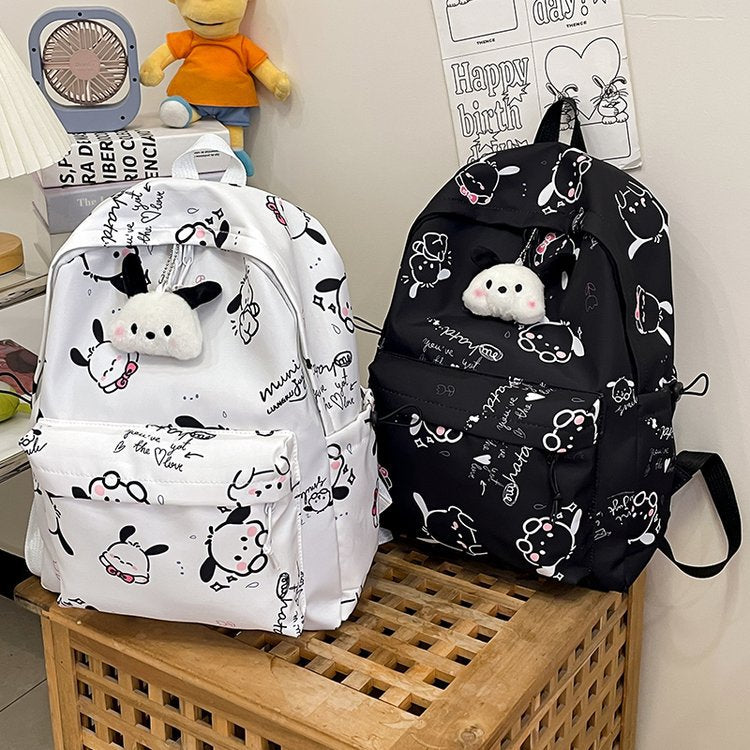 Cartoon Print Backpack Bowlift