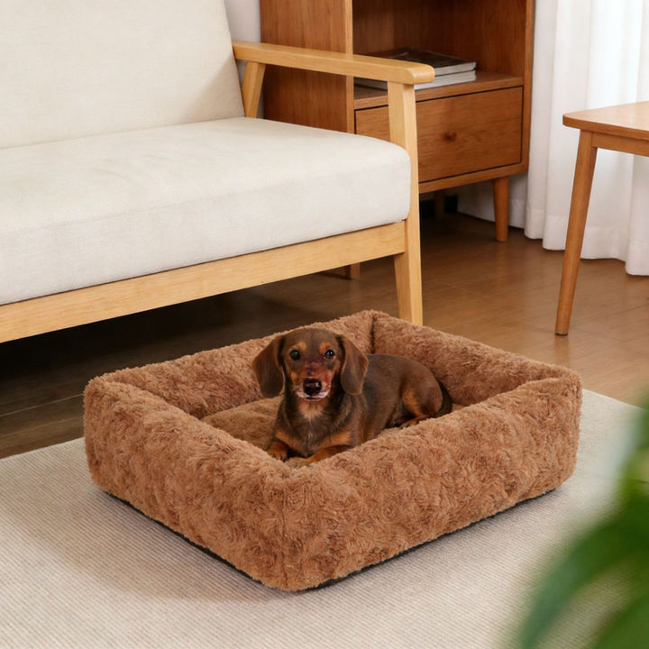 Plush Rectangle dog bed