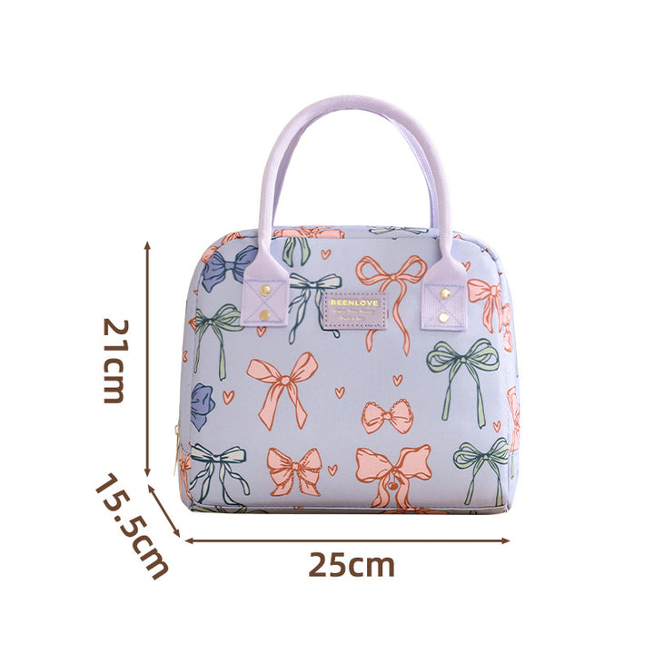 Insulated Leopard Print Lunch Tote Bowlift