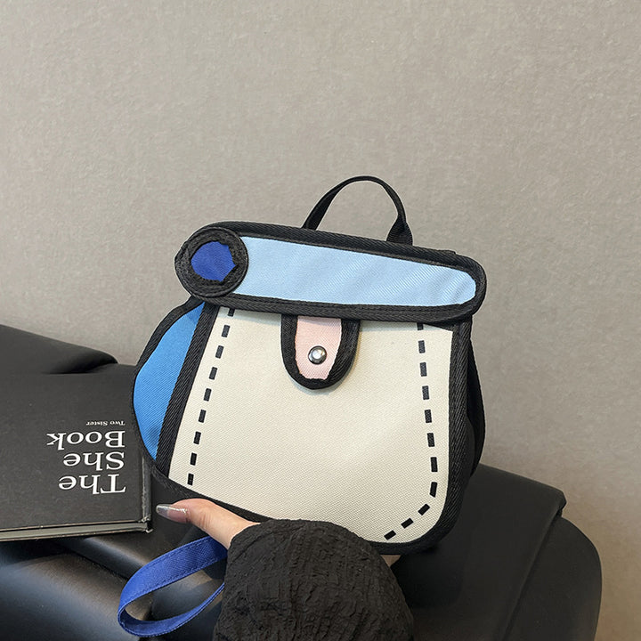 Trendy Cartoon-Style Mini Backpack Bowlift