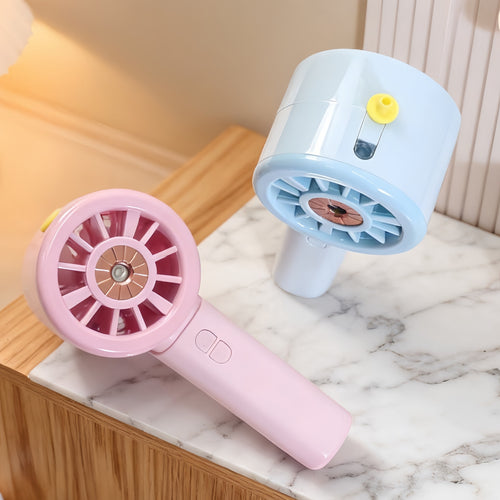 Women's portable spray fan with USB connection and speed controller Bowlift