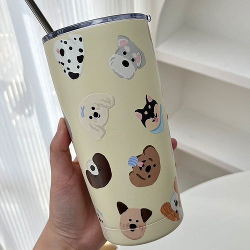 Ladies Insulated Mug with Funny Animal Design Bowlift